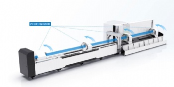 Fiber pipe laser cutting machine